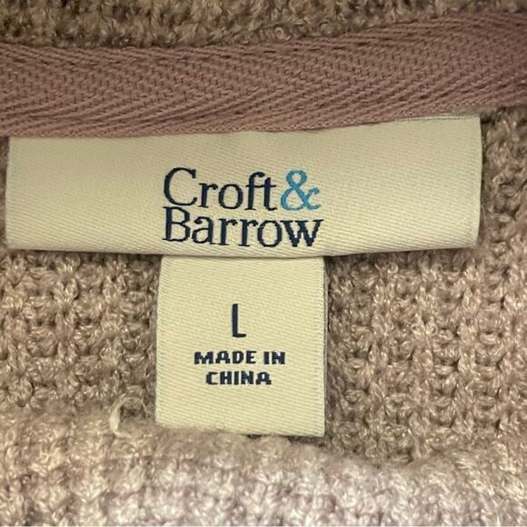 NWT Croft & Barrow women's turtleneck sweater shirt top heather size large L
B5 - Picture 2 of 5